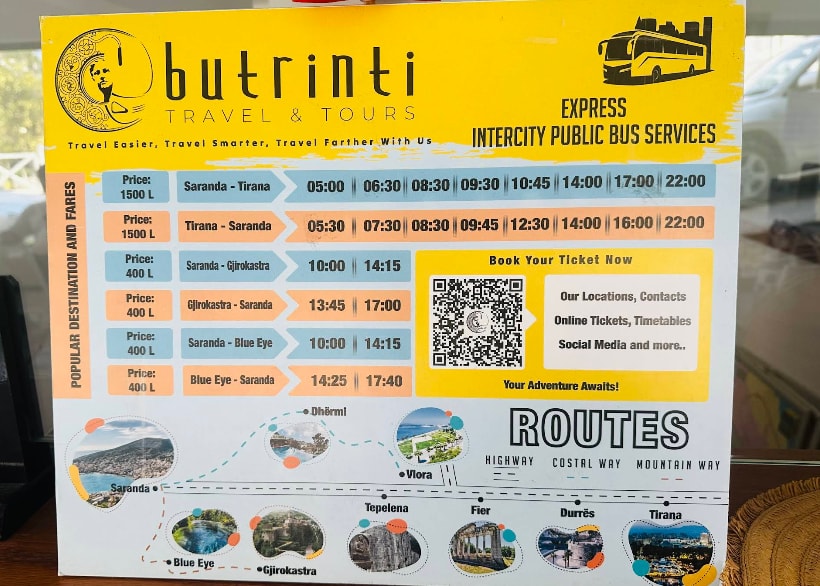 Bus Schedule & Price